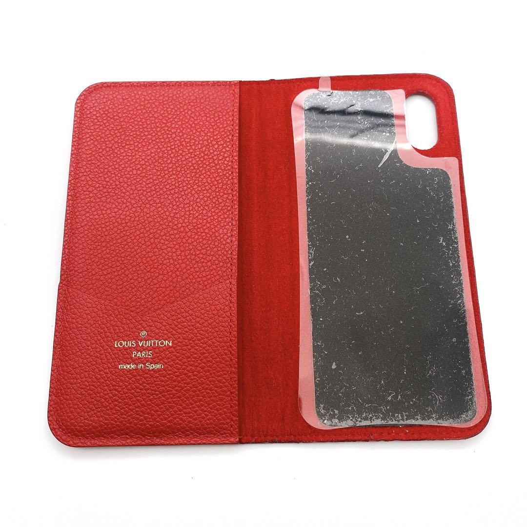 Louis Vuitton iPhoneX / XSケース　手帳型アンプラント ルイヴィトン フォリオ アンプラント iPhoneX / XSケース 黒