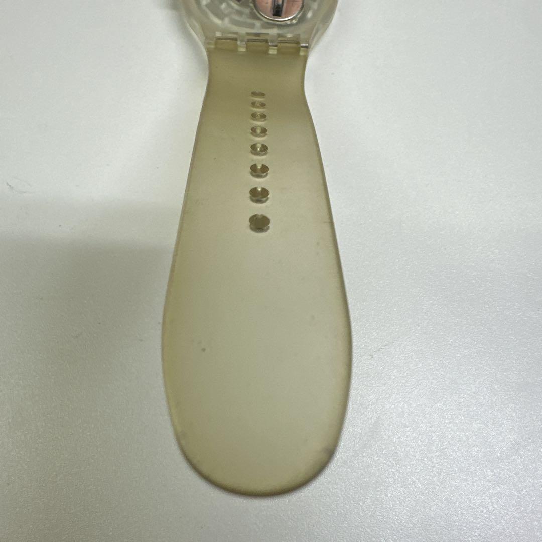 1985年〜1986年　Swatch 自動巻き クリア ラバーベルト 時計