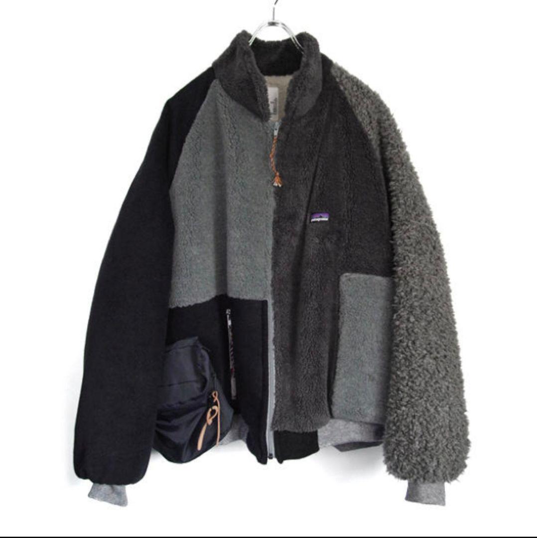 SHELTER別注 GILET REMAKE FLEECE JACKET SIZE