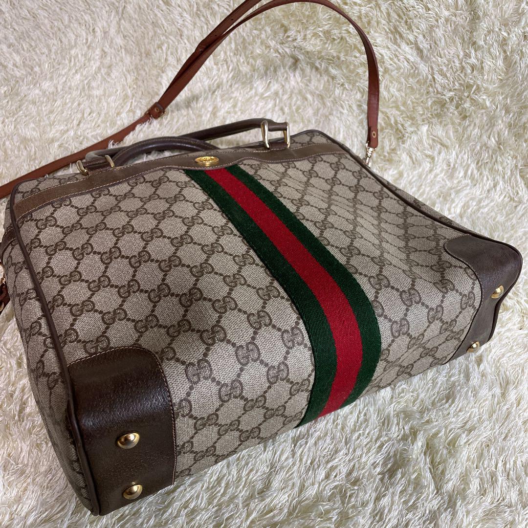100%新品人気 希少 レザー インターロッキング 2way QRO3z-m23495036951 gucci グッチ シェリーライン 100%新品大人気