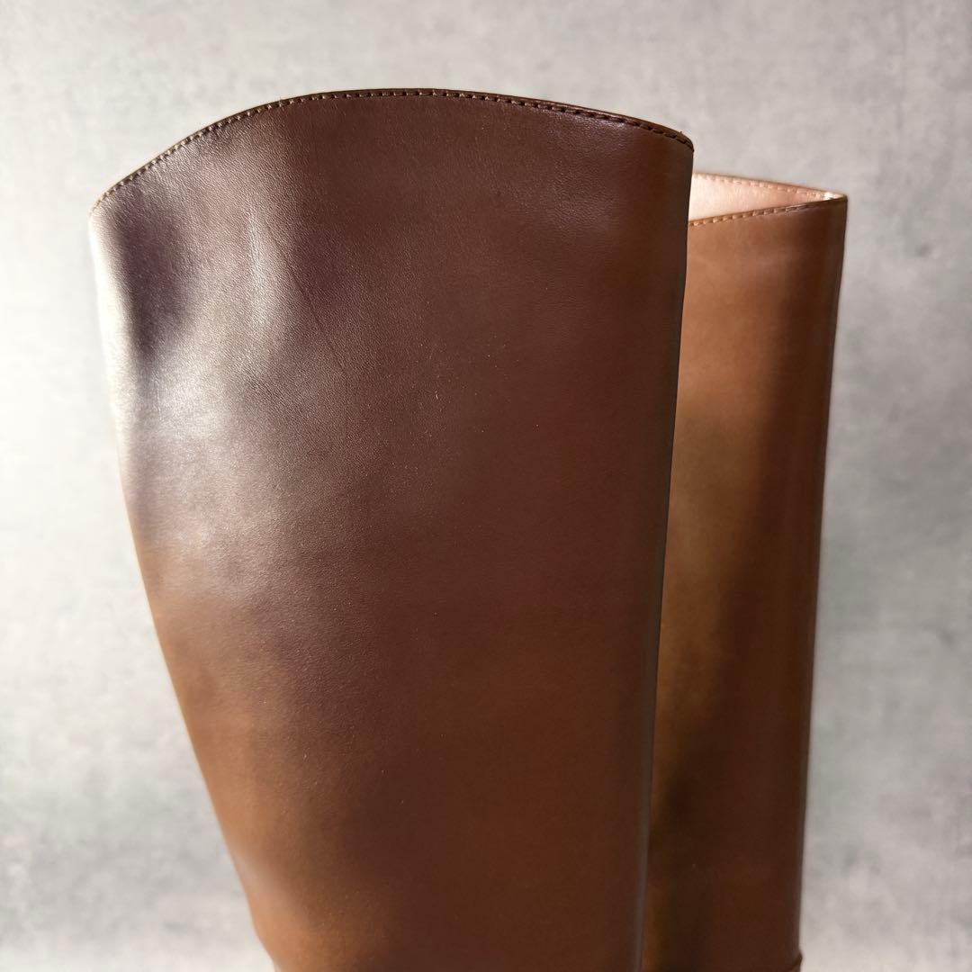 ロングブーツ23.5cm・LAUREN RALPH