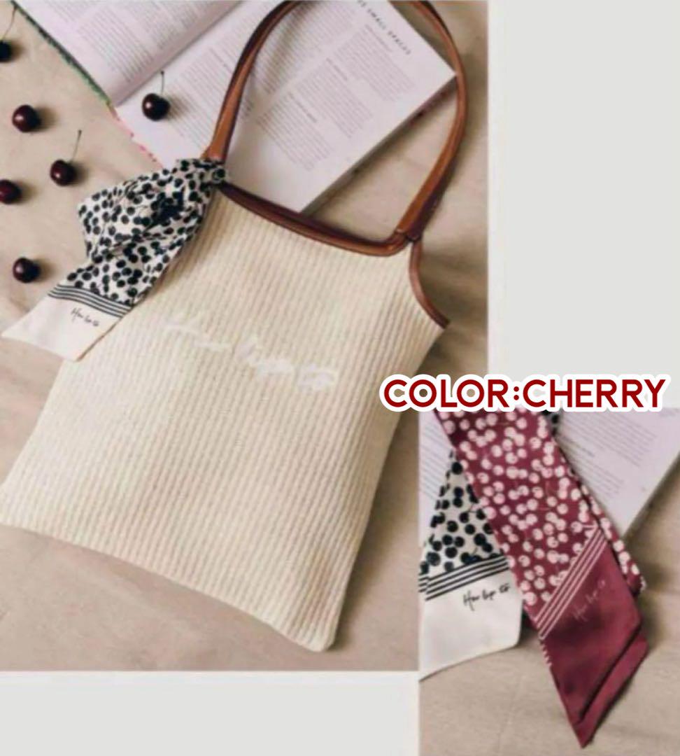 her lip to Cherry Scarf & Tote Set ノベルティ - メルカリ