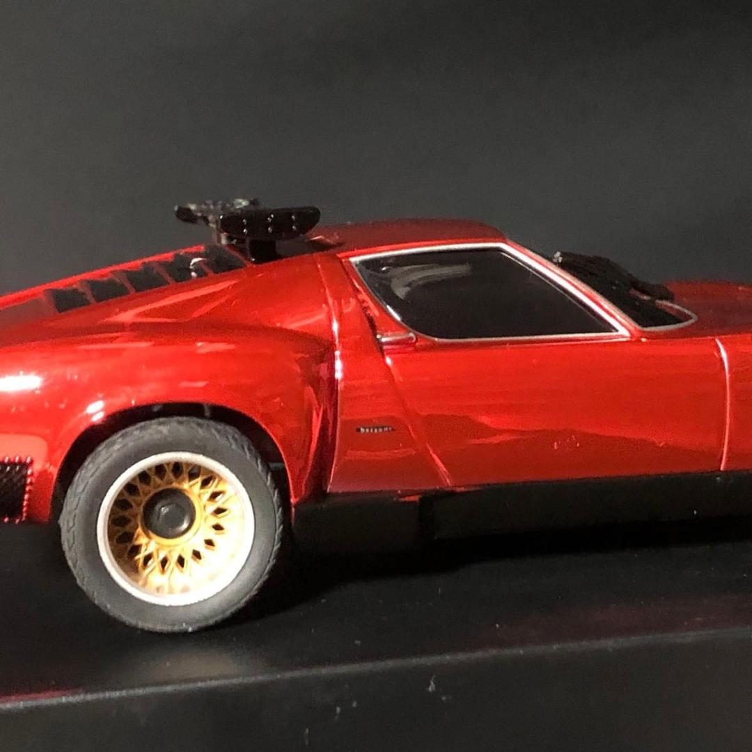 京商ミニッツ ボディ ランボルギーニ ミウラ　jota SVR クロームレッド