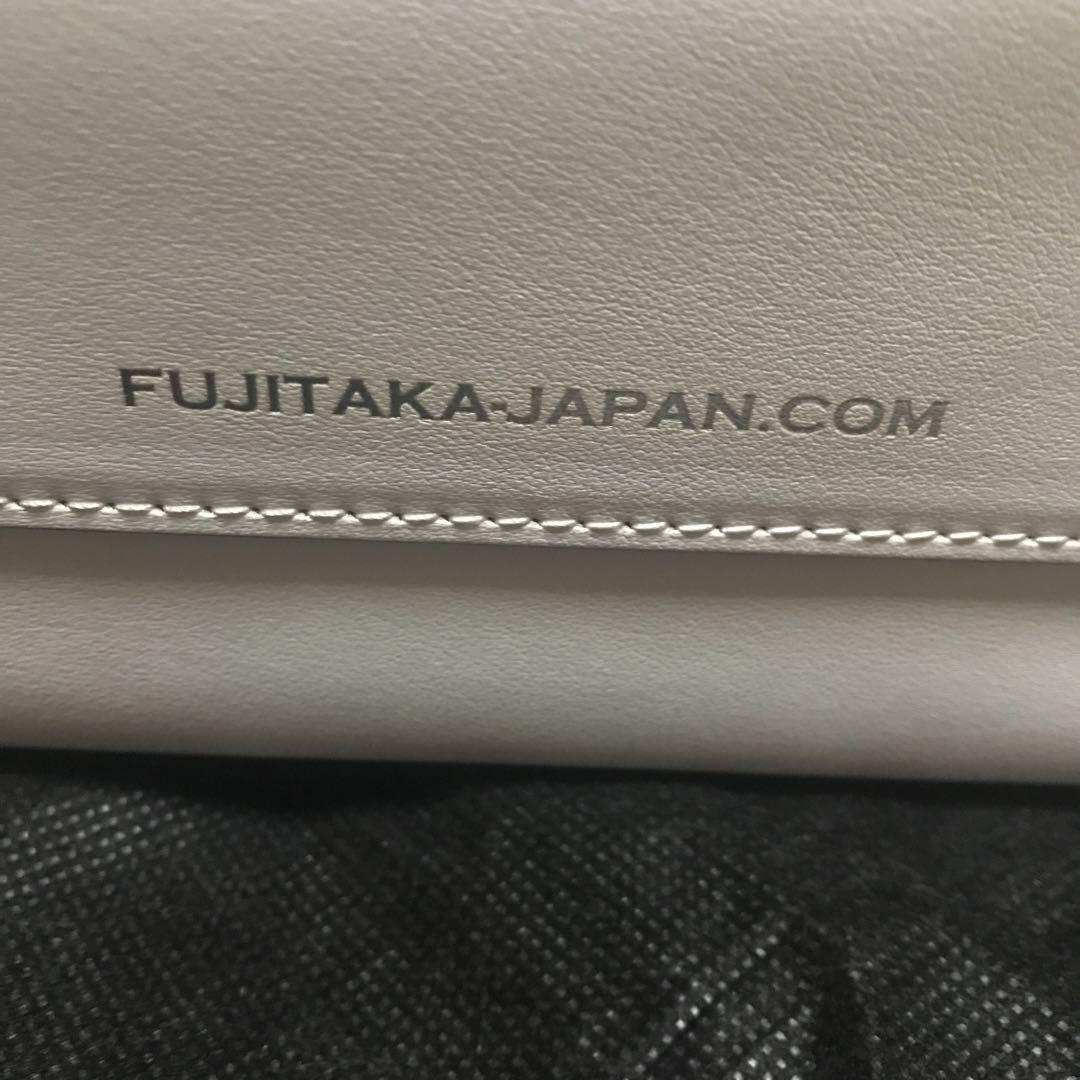 FUJI TAKA ホワイトトートバッグ 収納袋付き