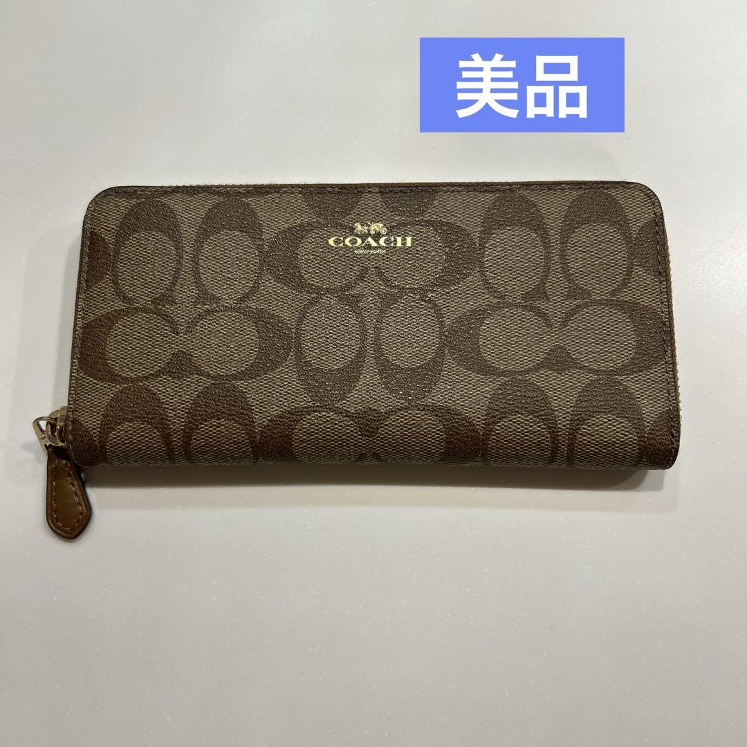 o*n様 未使用　COACH モノグラム柄 長財布 ブラウン COACH - COACH モノグラム長財布 新品未使用 ブラウン×ブラック