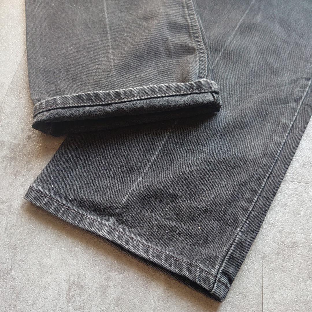 【W33 L30】00s usa levi's black リーバイス 550