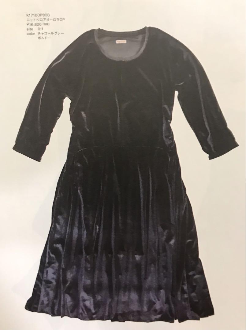 美品 KAPITAL キャピタル ニットベロアオーロラ ワンピース