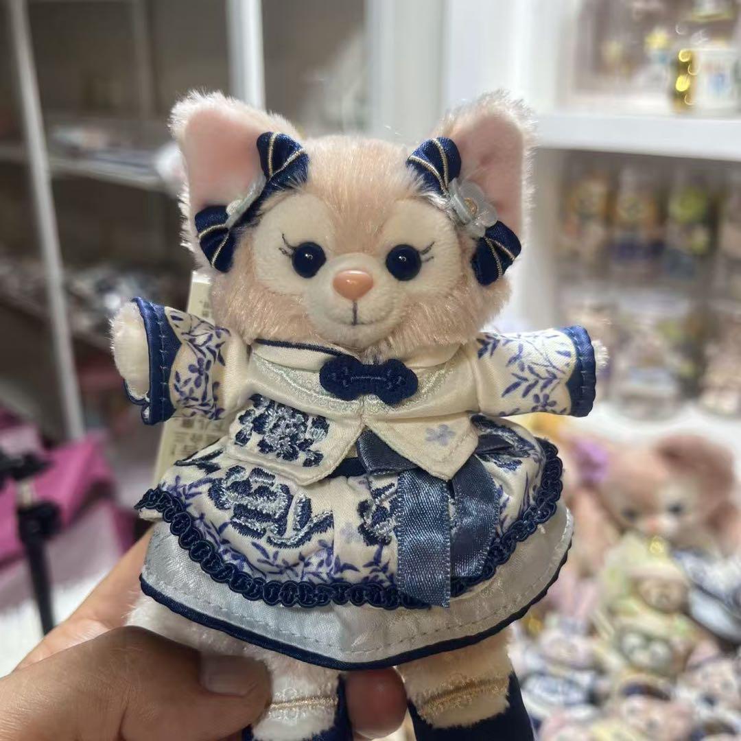 上海ディズニーランド　青花　リーナベル　ぬいぐるみ　キーチェーン