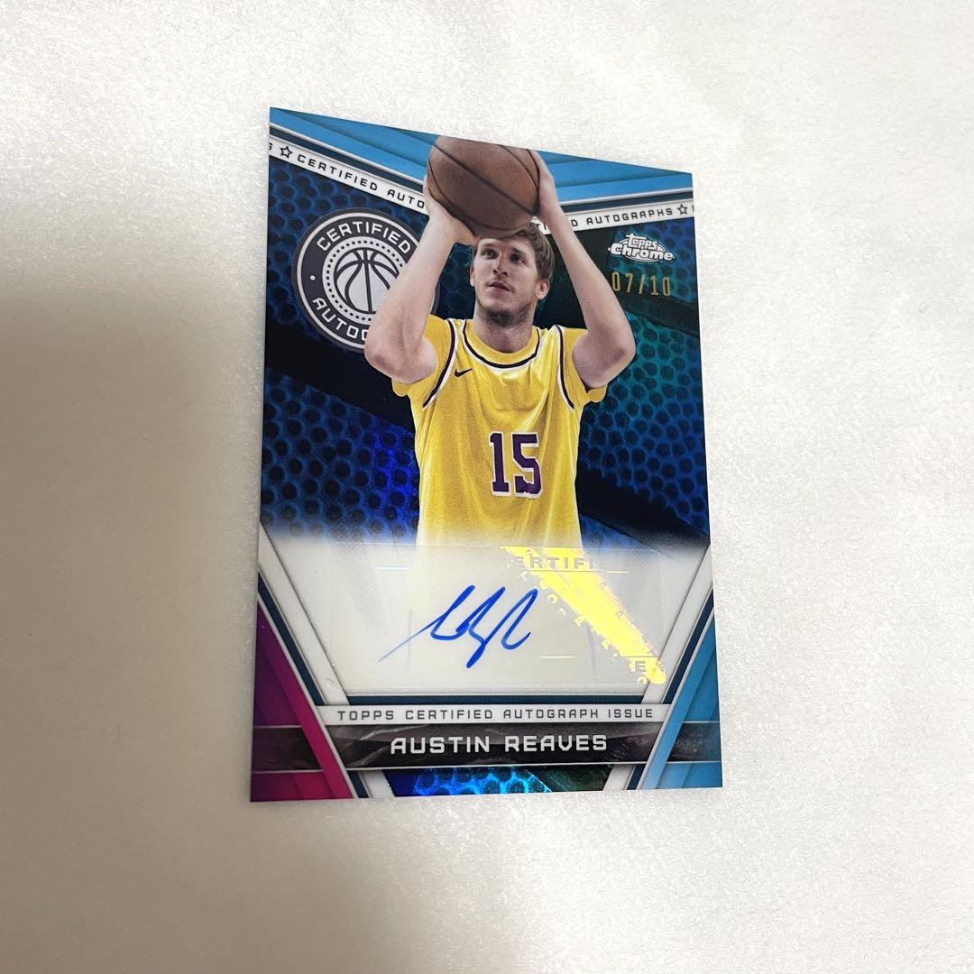 TOPPS CHROME AUSTIN REAVES 直筆サイン 10枚限定 画像1