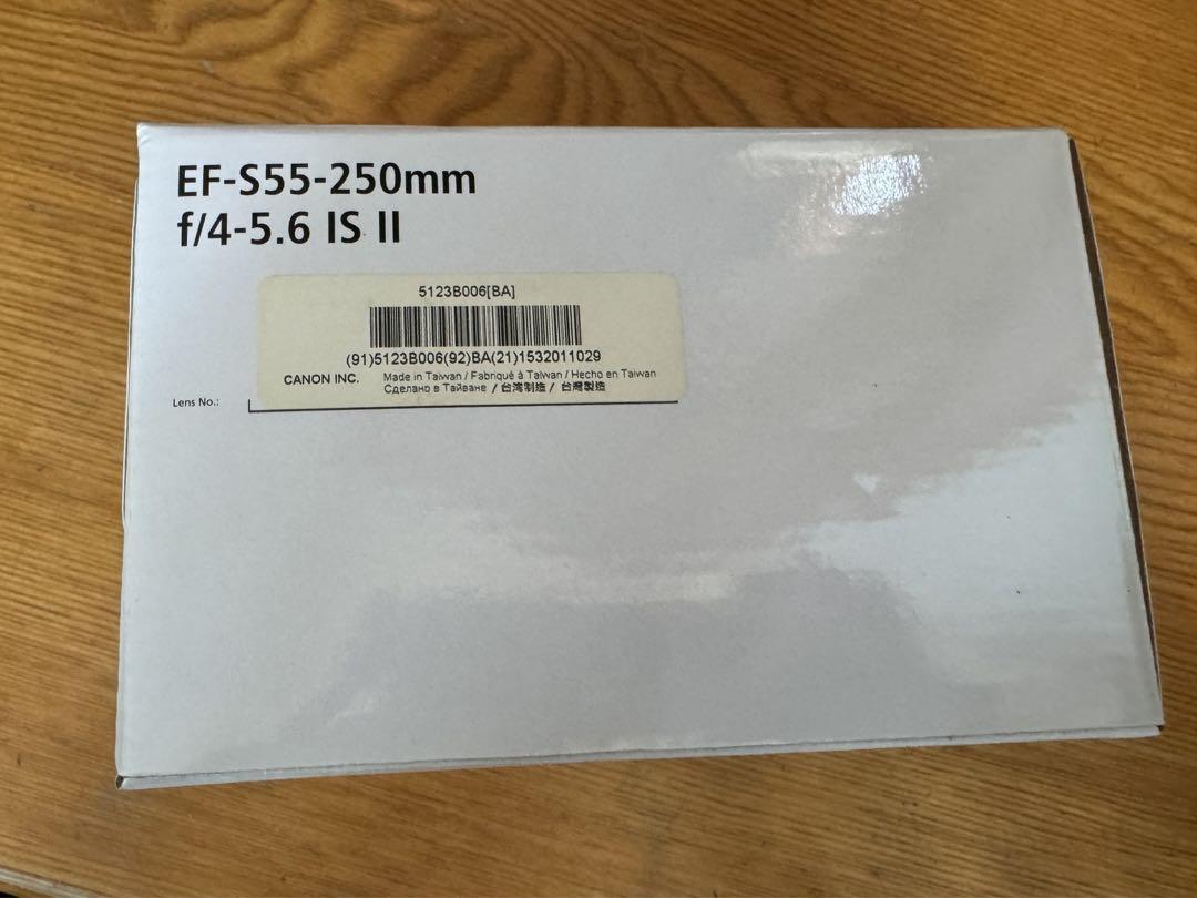 Canon EF-S55-250mm F4-5.6 IS II 【白箱タイプ】