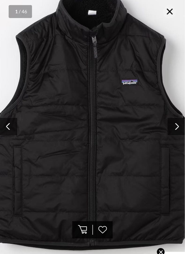 パタゴニア キッズ&ウィメンズ リバーシブル レディ フレディ ベスト2XL 3L patagonia