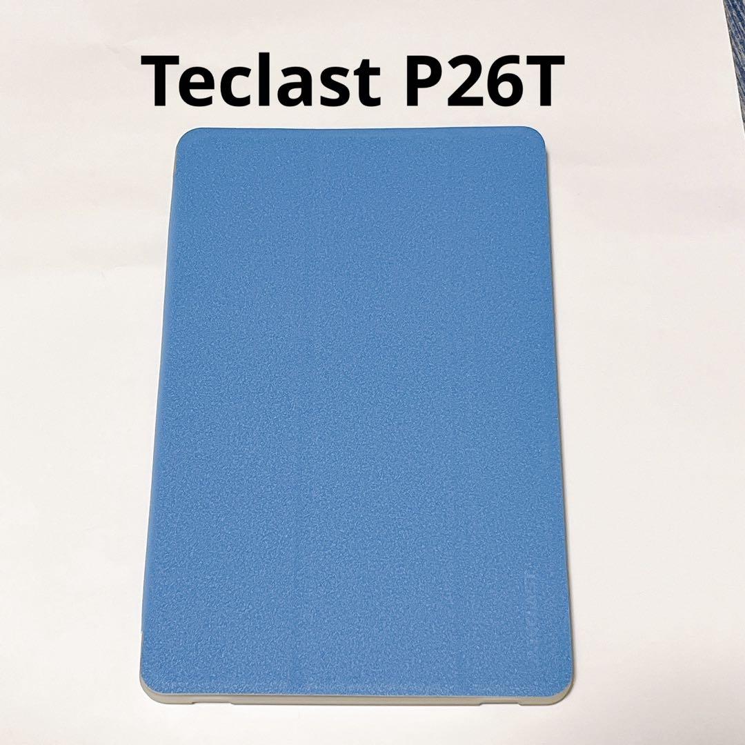 Teclast P26T ケース 手帳型 ブルー Android タブレット