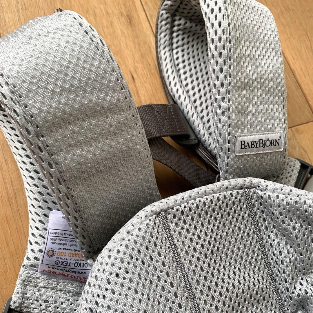 【美品】 ベビービョルン 抱っこ紐　one kai air シルバー