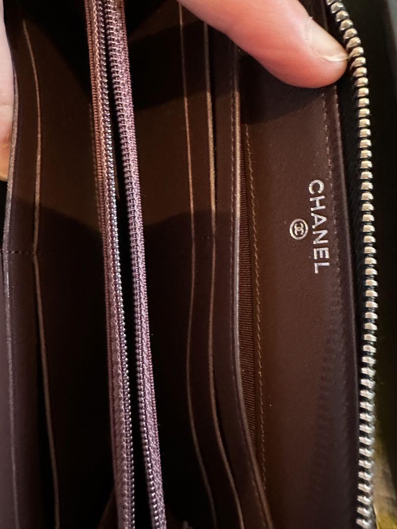 新品同様CHANEL キャビアスキン長財布