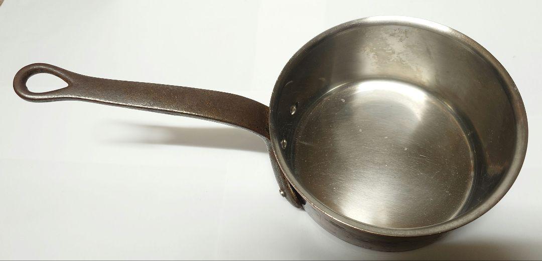 BOURGEAT 16 深型片手鍋 ① フランス 調理器具 ソースパン 銅鍋