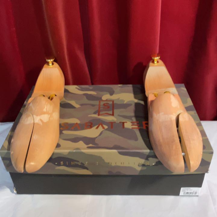 未使用 サバター ウイングチップシューズ シューツリー 付