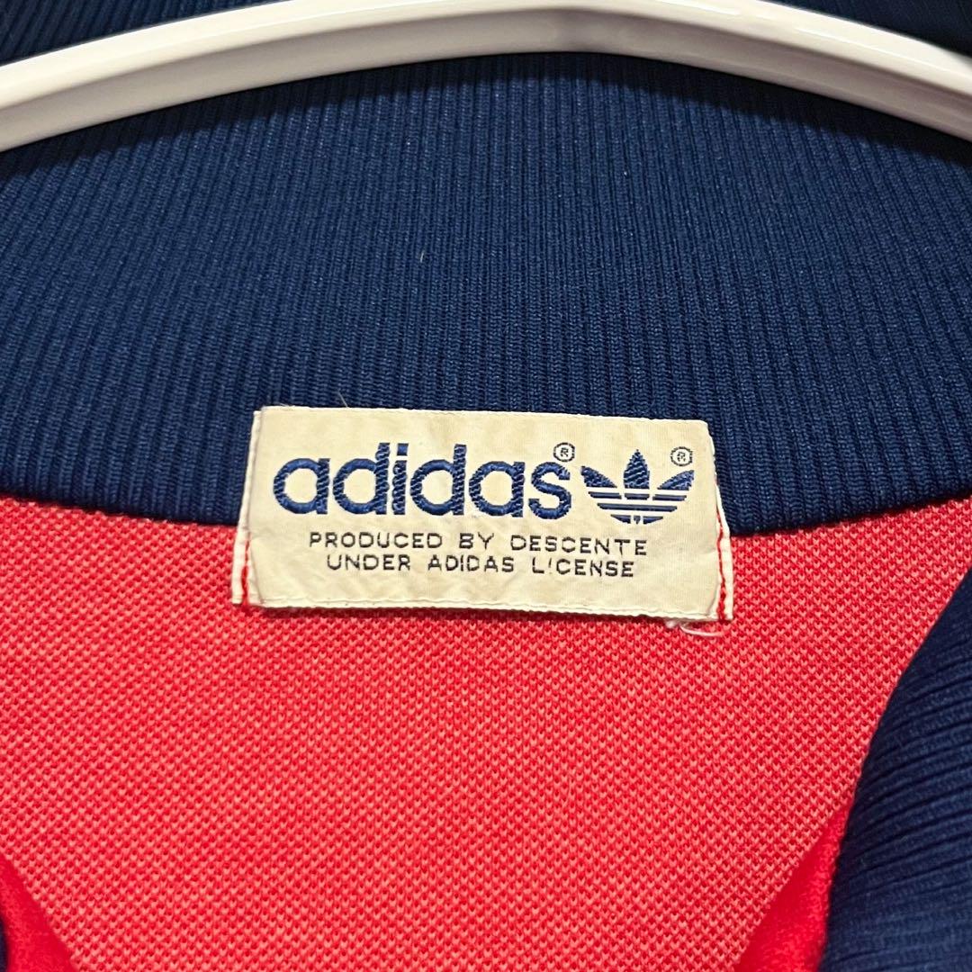 adidas 80年代 デサント トラックジャケット ジャージ アディダス 4号