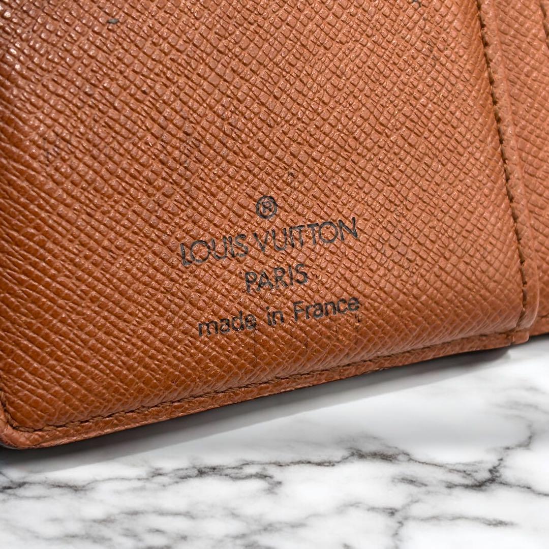 極美品】LOUIS VUITTON ブラウン 二つ折り財布 モノ ヴィエノワ