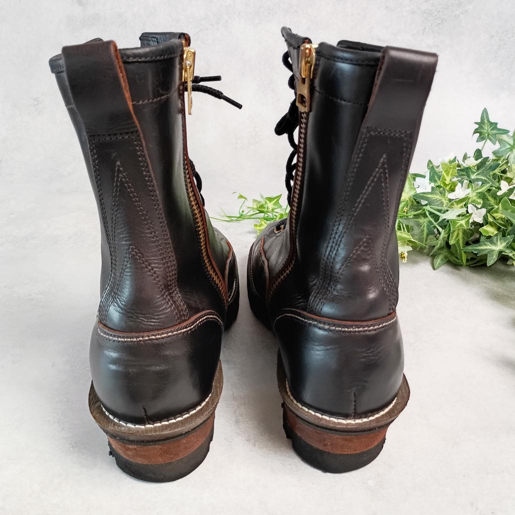茶芯クロムエクセルレザー Slow Wear Lion Boots 8226H - メルカリ