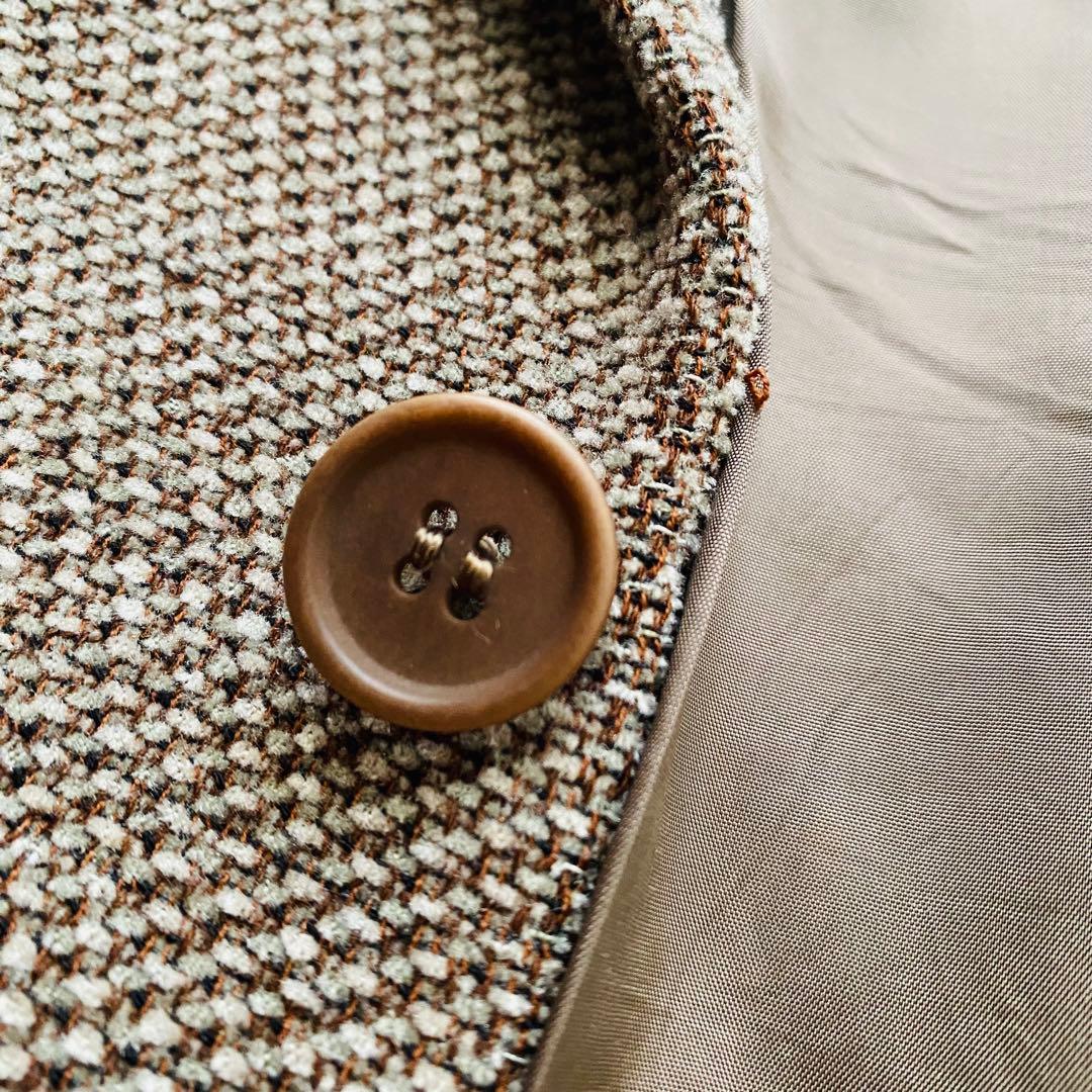 極美品 90s ジョルジオアルマーニ ツイード テーラードジャケット イタリア製 極美品 90s ジョルジオアルマーニ ツイード テーラードジャケット イタリア製