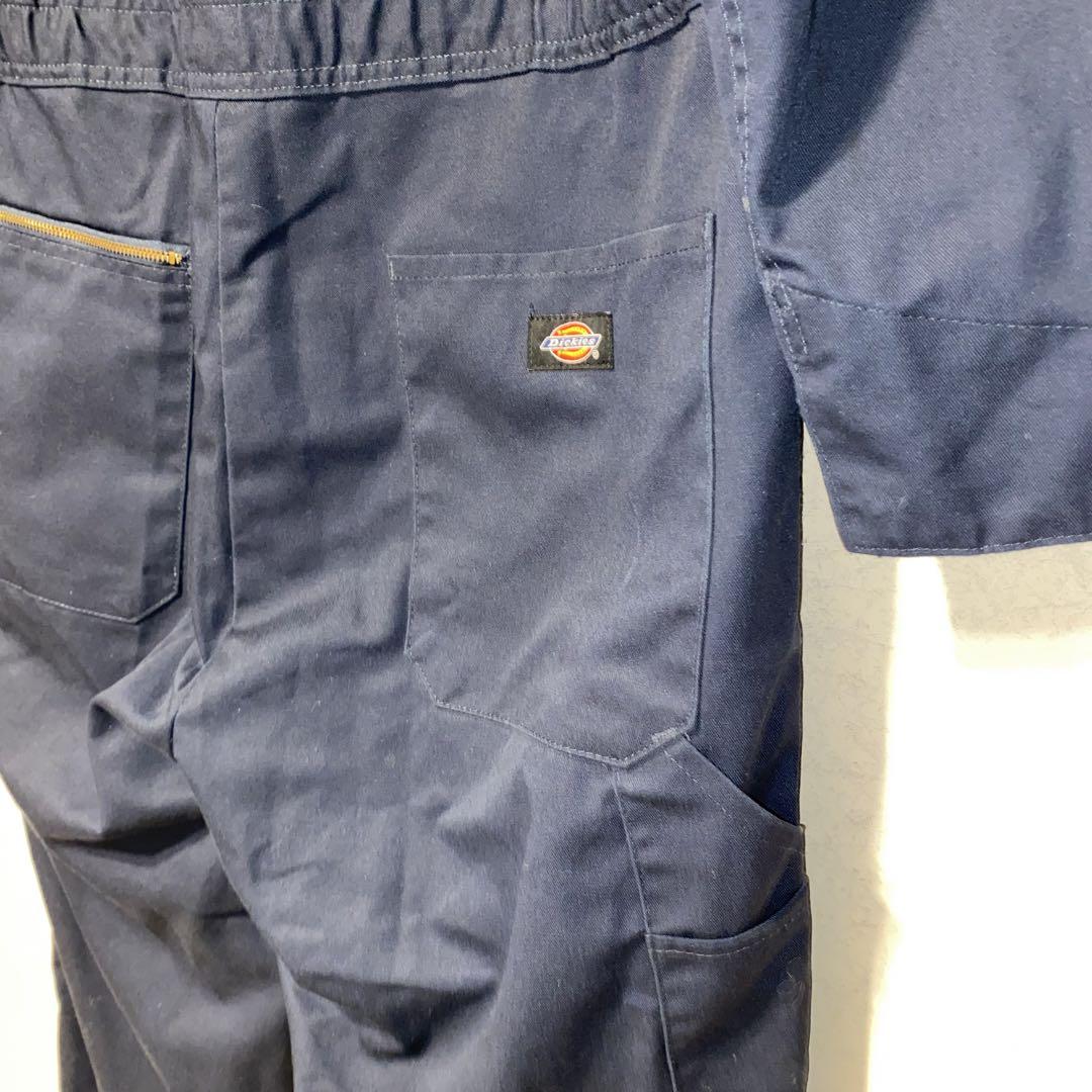 Dickiesブランド 長袖つなぎ L ダークネイビー