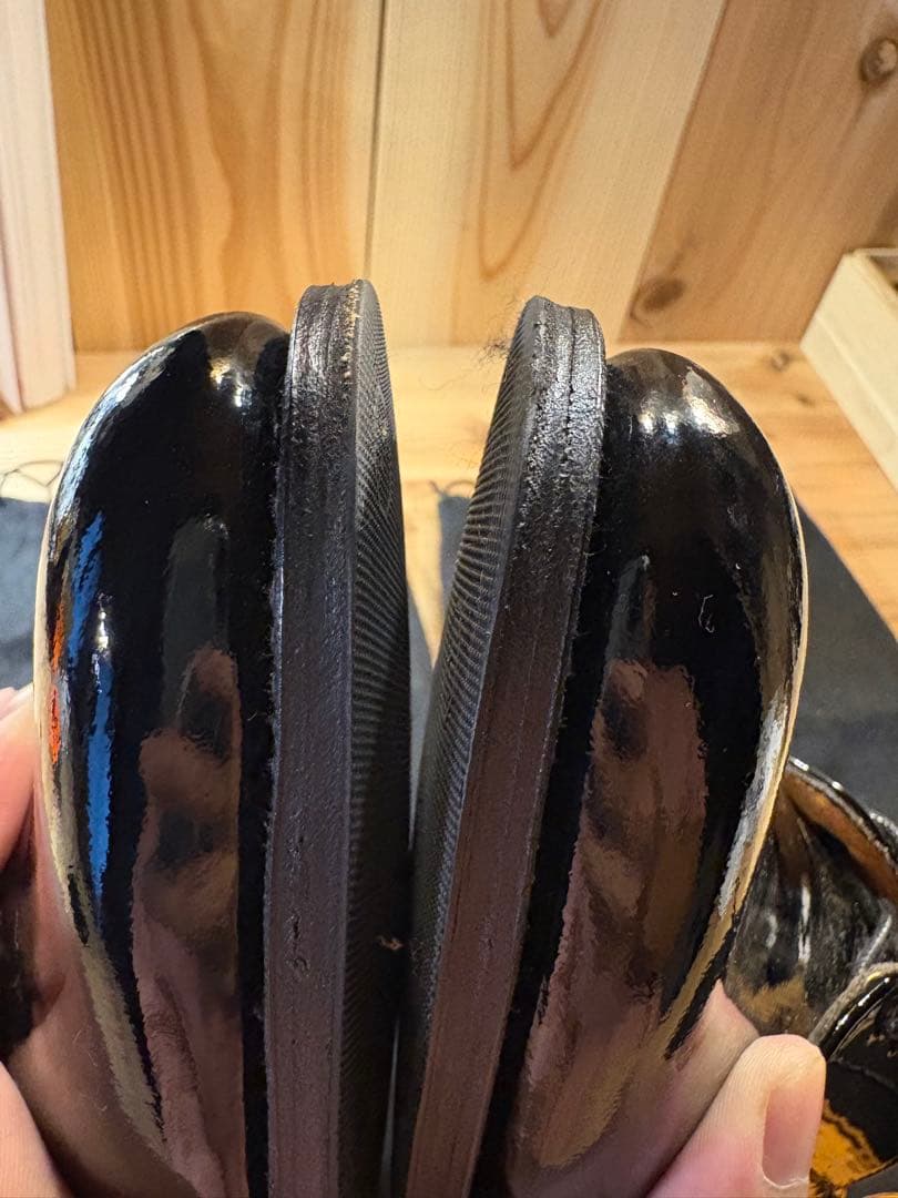 JOSEPH CHEANEYパテントレザー ドレスシューズ シューツリー付き JOSEPH CHEANEYパテントレザー ドレスシューズ シューツリー付き