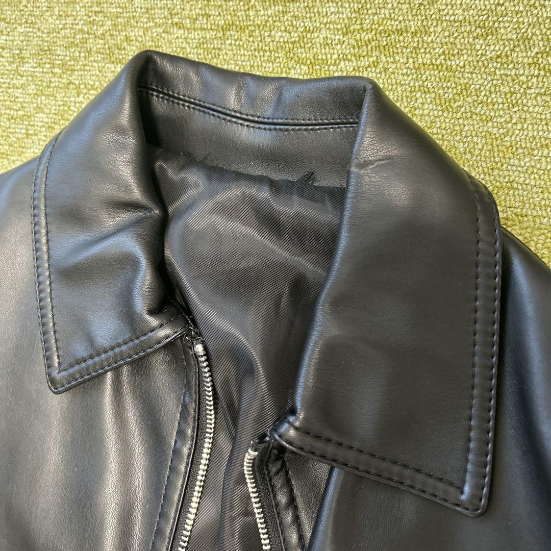 ＺＡＲＡ グレー レザー ジャケット Sサイズ - メルカリ