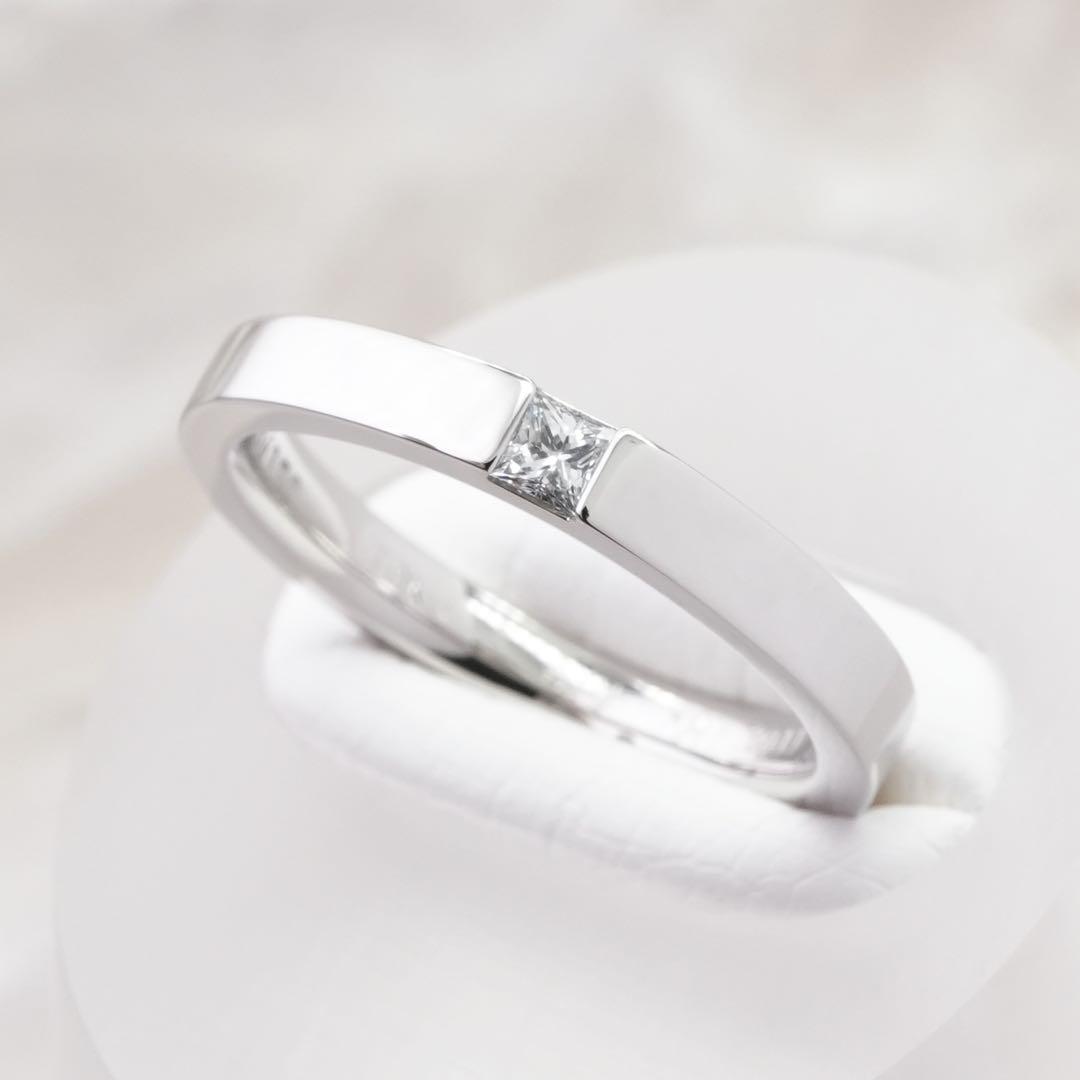 ★HARRY WINSTON★ プリンセスカット 結婚指輪 ペア 定価103万