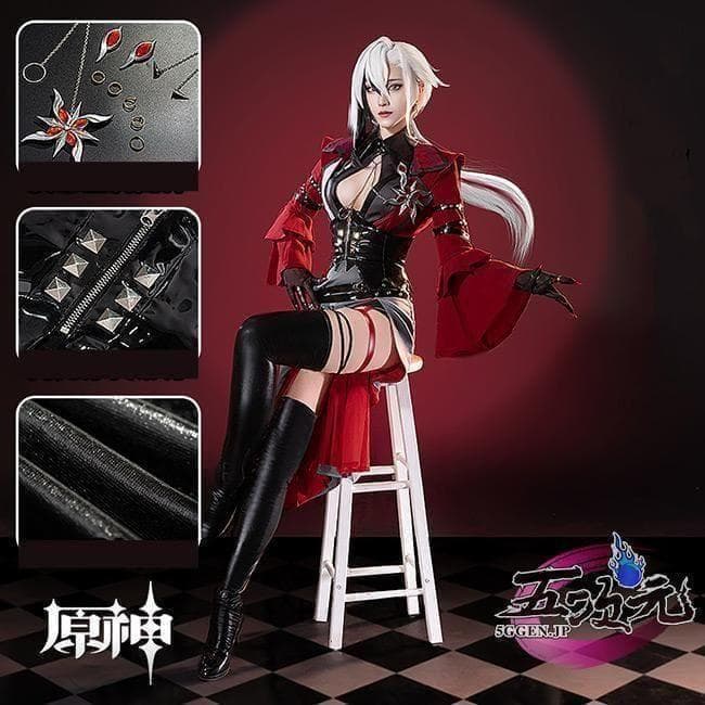 即日三分妄想靴付き 五次元　原神　コスプレ　アルレッキーノ 召使　コンサート衣装