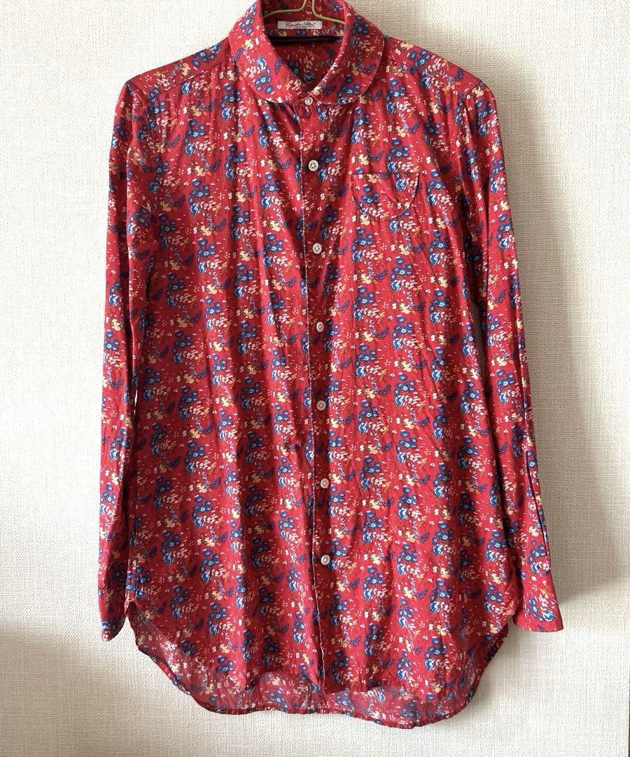 美品　グランマ　花柄シャツ