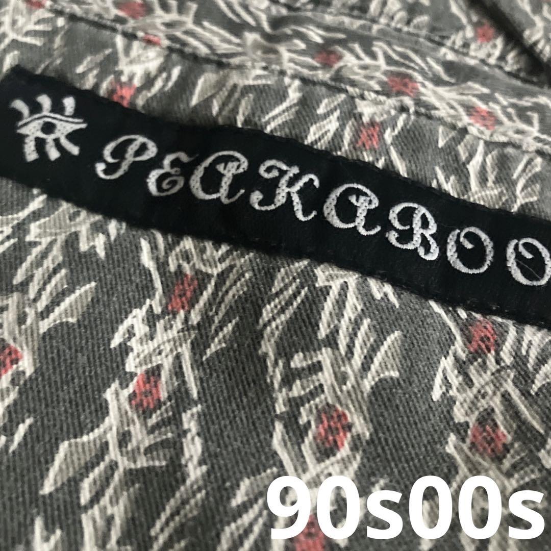 レア◎90s00s PEAKABOO コットンタックパンツ　vintage