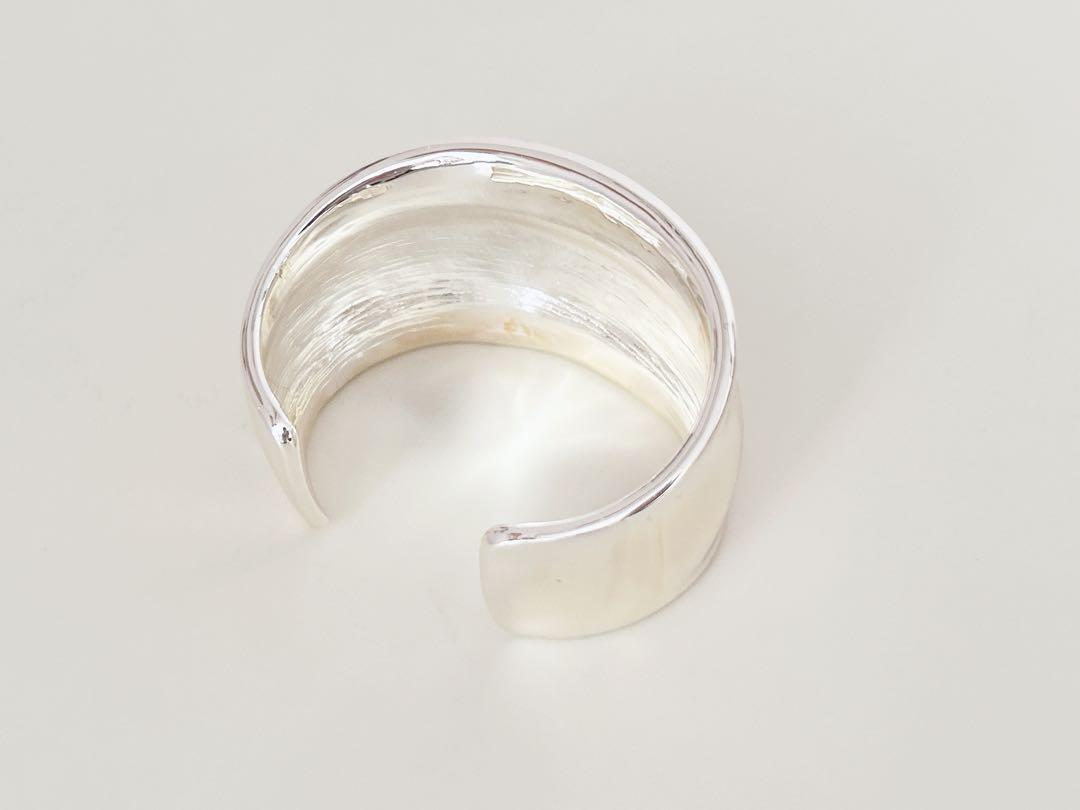 【5/31まで出品】SLOBE IENA【CLANATE】シルバーワイドバングル