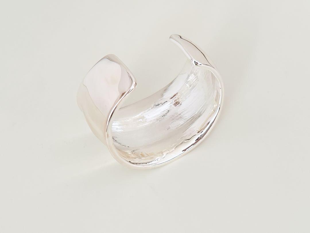 【5/31まで出品】SLOBE IENA【CLANATE】シルバーワイドバングル