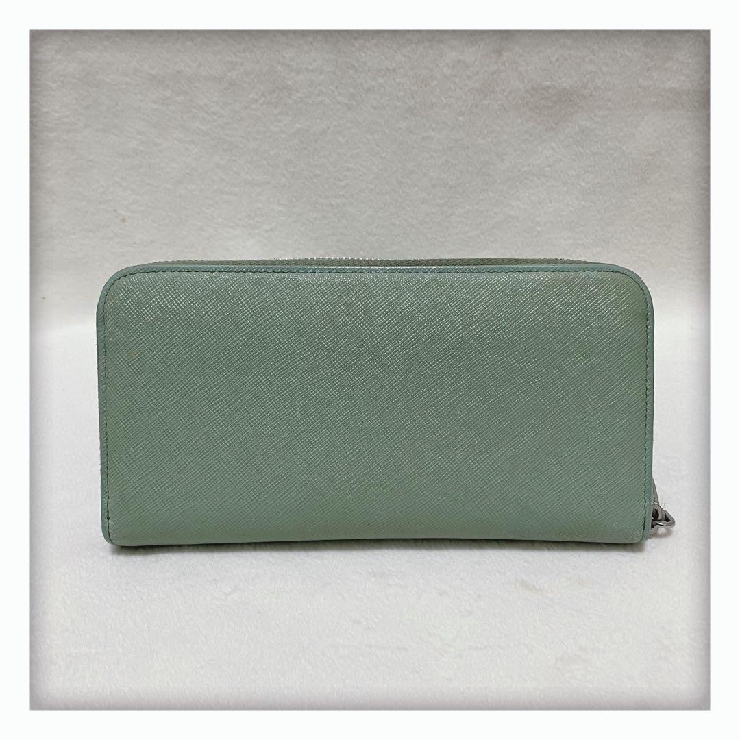 お値下げ‼️ ✨レアカラー✨ PRADA プラダ サフィアーノ 長財布 グリーン