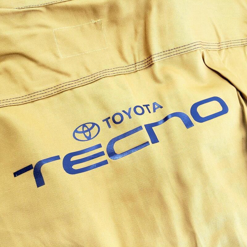 A TOYOTA TECNO/トヨタテクノ メカニックスーツ マスタード LL A TOYOTA TECNO/トヨタテクノ メカニックスーツ マスタード LL