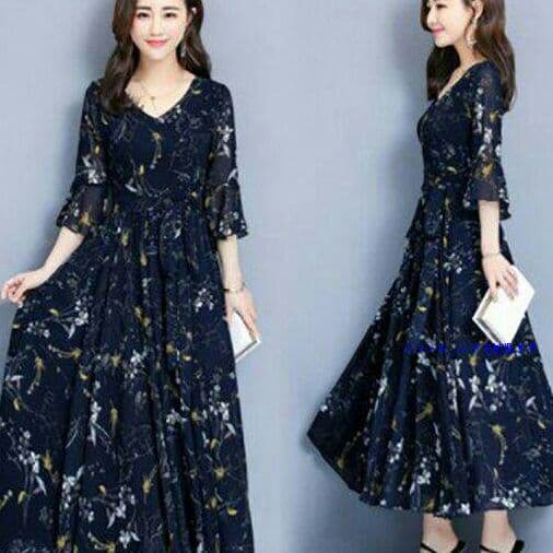 メルカリ Fワンピース レディース 40代 30代 代 春 夏 夏服 薄手 通勤c ロングワンピース 5 0 中古や未使用のフリマ