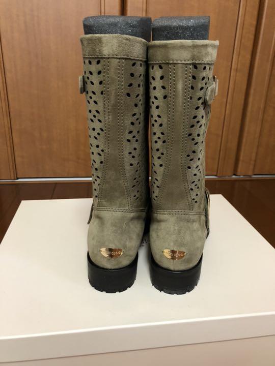 HOT送料無料 新品未使用 ブーツ ベージュ スエード AQFcn-m23537548314 ジミーチュウ JIMMY CHOO 定番得価