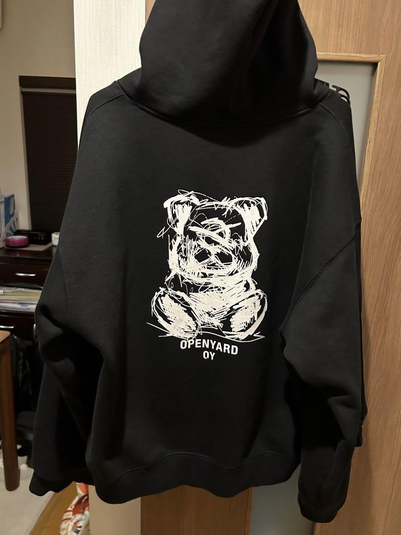 OY SKETCH ODOLLY HOODIE ZIP UP ブラック