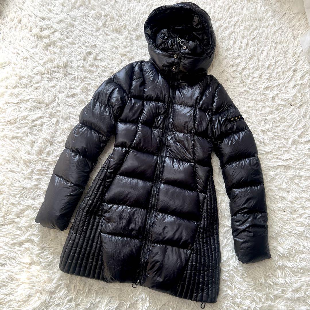 【良品】TATRAS タトラス　ロングダウンジャケット　SARIN 黒　XL