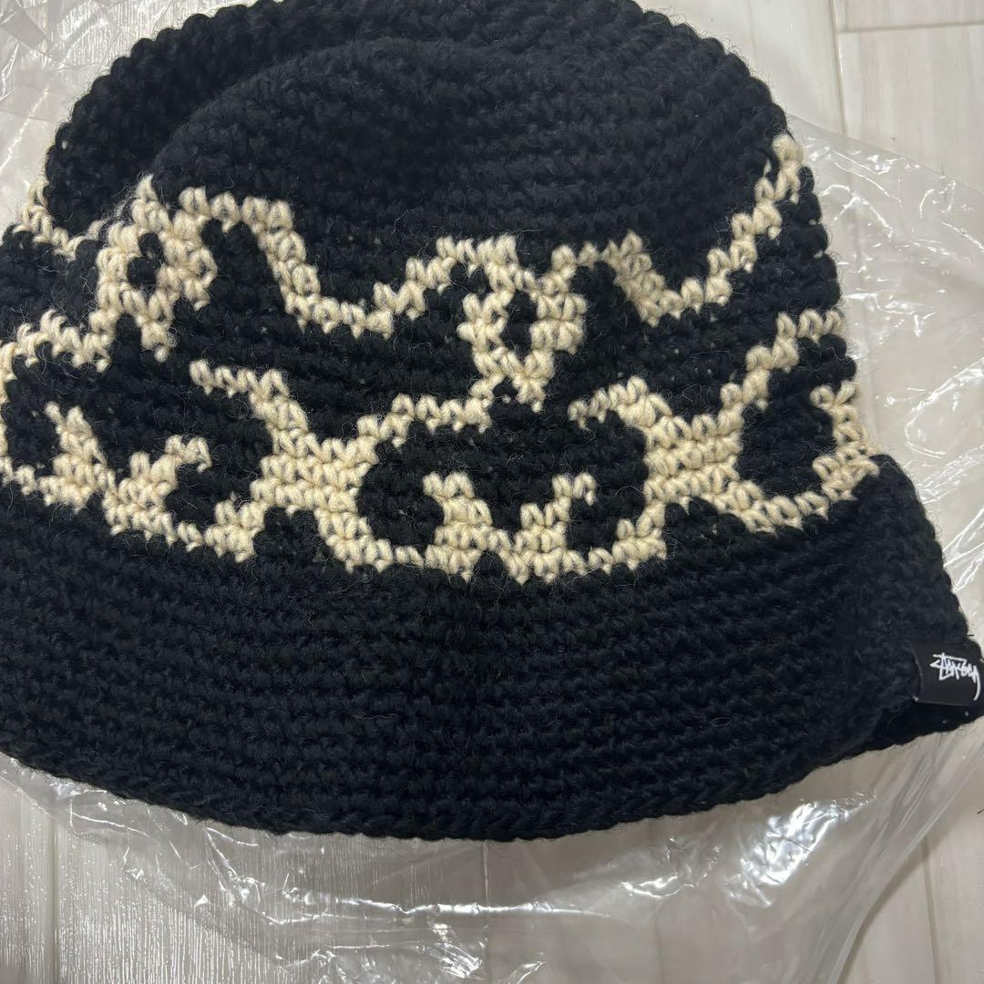 新品stussy クラッシャーハット バケットハット ニット ステューシー