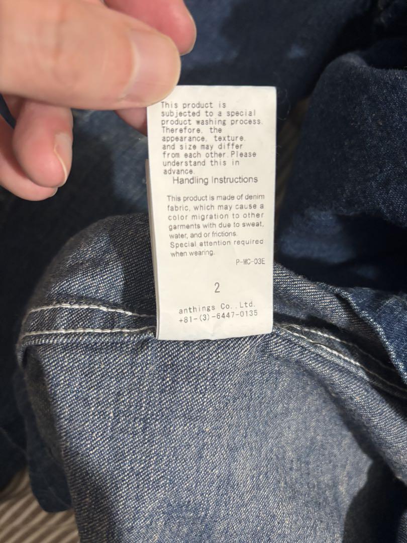 ジャケット・アウター 25ss A.PRESSE US NAVY Denim Jacket