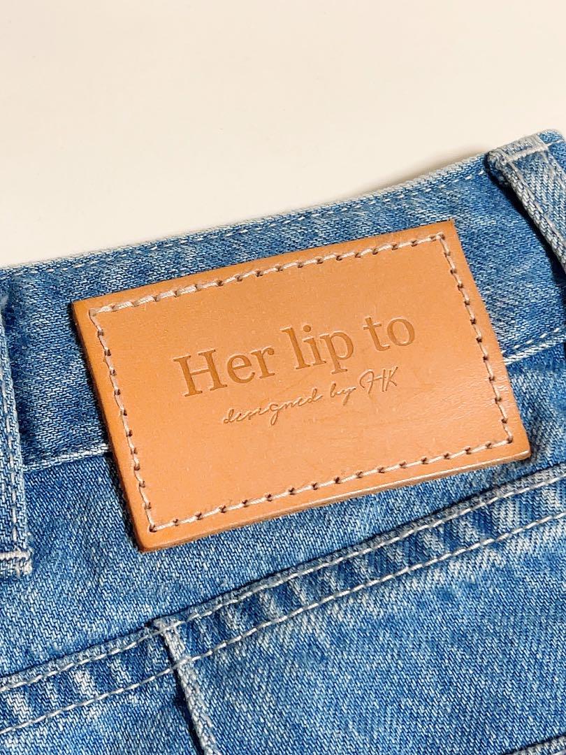 Herlipto Valencia High Rise Jeans デニム