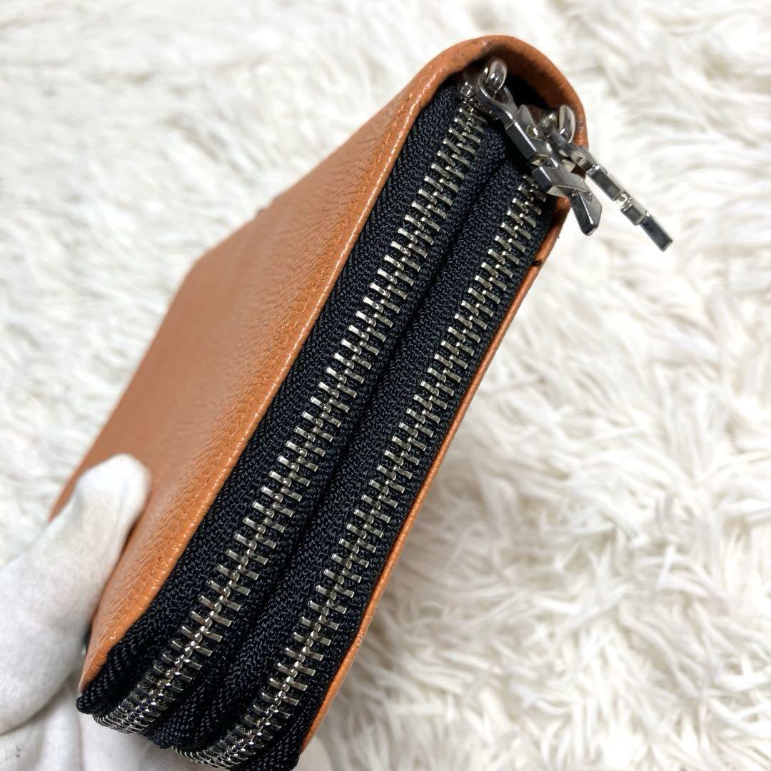 【美品】ハタケヤマ オーガナイザー クラッチバッグ ダブルファスナー 日本製 美品】ハタケヤマ オーガナイザー クラッチバッグ ダブル
