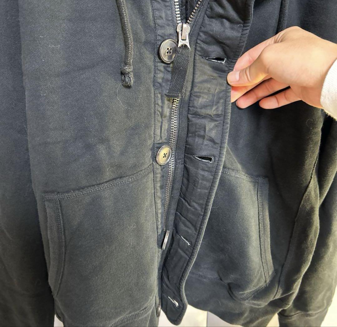 POLO ポロバイラルフローレン フードファー ジャケット ブラック