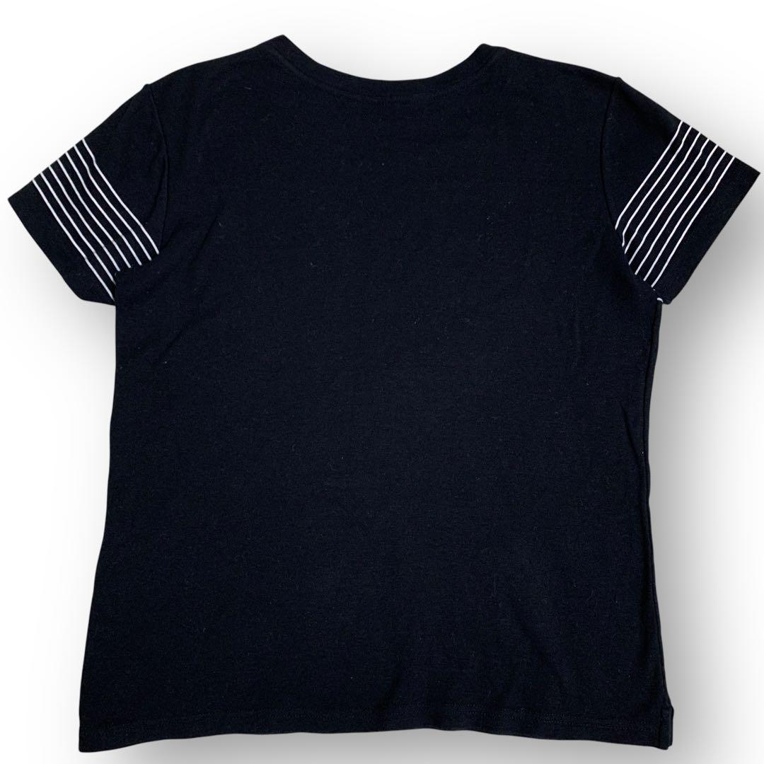 極美品 ルイヴィトン tシャツ カットソー 金ボタン ビックロゴ レディース