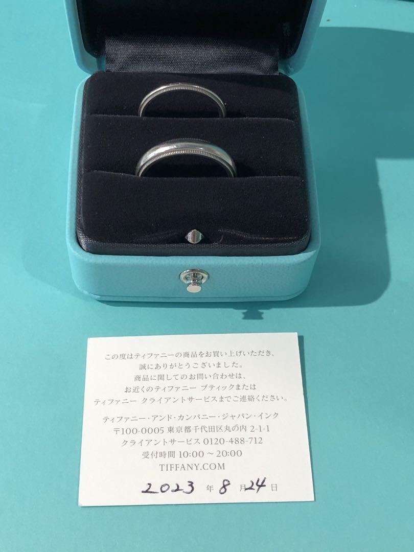 海外ファッションブランド通販サイト【公式】 Tiffany & セット 婚姻届 プラチナ 21号 15号 ペアリング Co. アクセサリー
