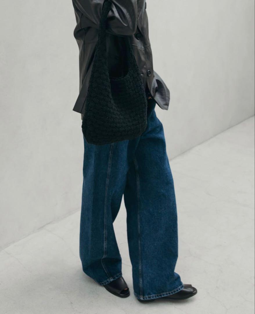 パンツ OHOTORO curve wide jeans