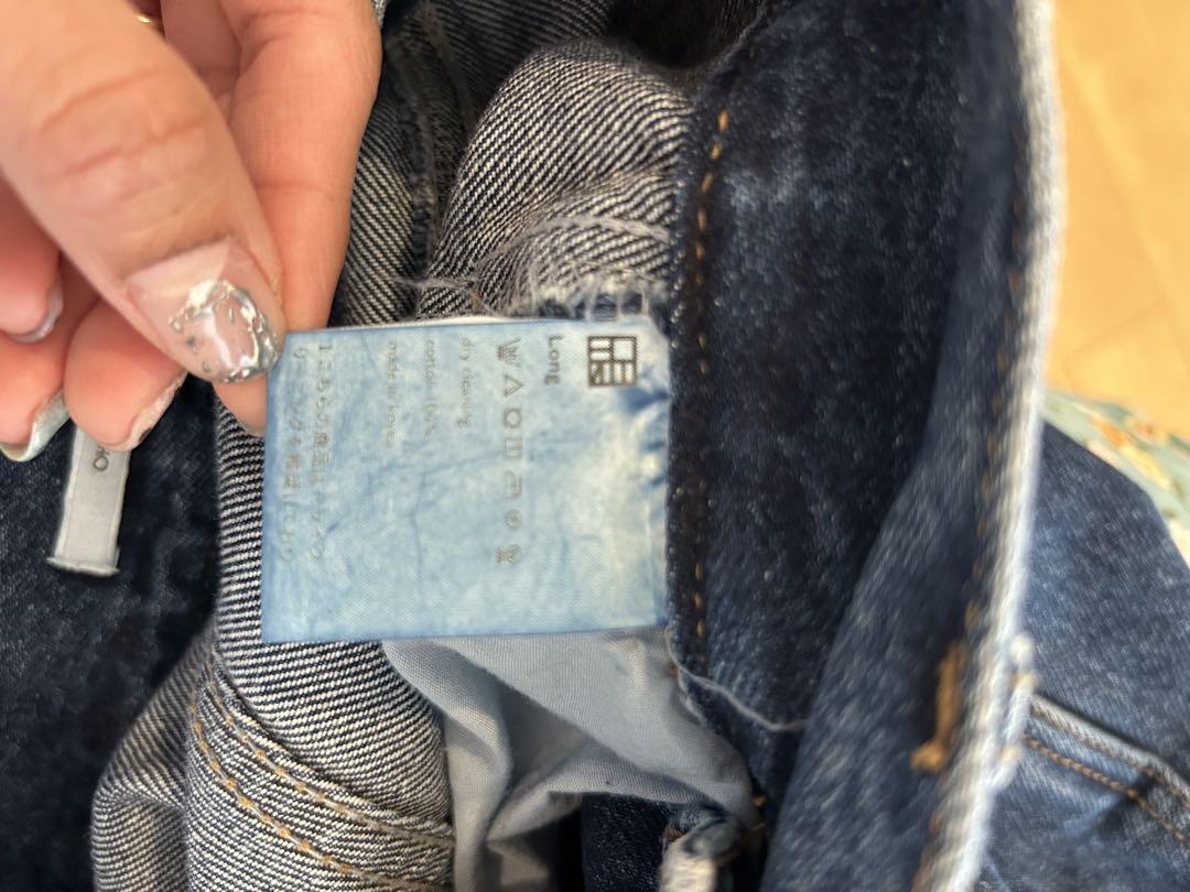 パンツ OHOTORO curve wide jeans