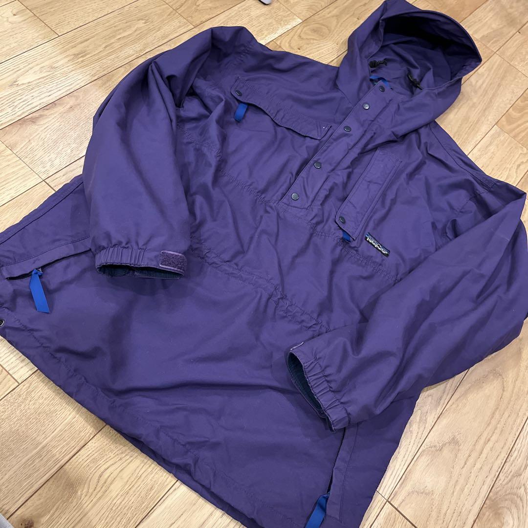 や*ん様 希少　80s 初期型　patagonia　バックボウルアノラック　L 80s patagonia Back Bowl Anorak 黒 S パタゴニア バックボウル