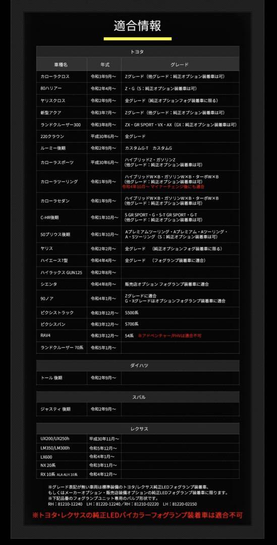 ぴーなっつYOURS LEDバルブ 新型トヨタ車専用純正フォグランプ交換用